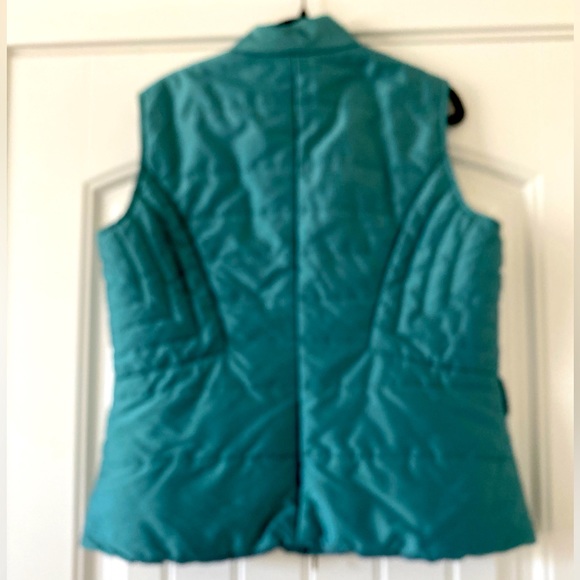 EUC Sigrid Olsen fall vest in beautiful teal blue size M - Picture 3 of 3